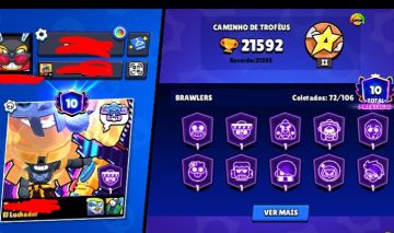 CONTA BRAWL STARS RARA DE 2022
