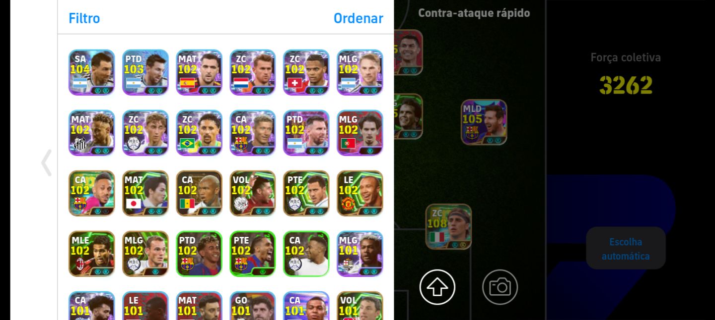 Conta de efootball 3262 overal