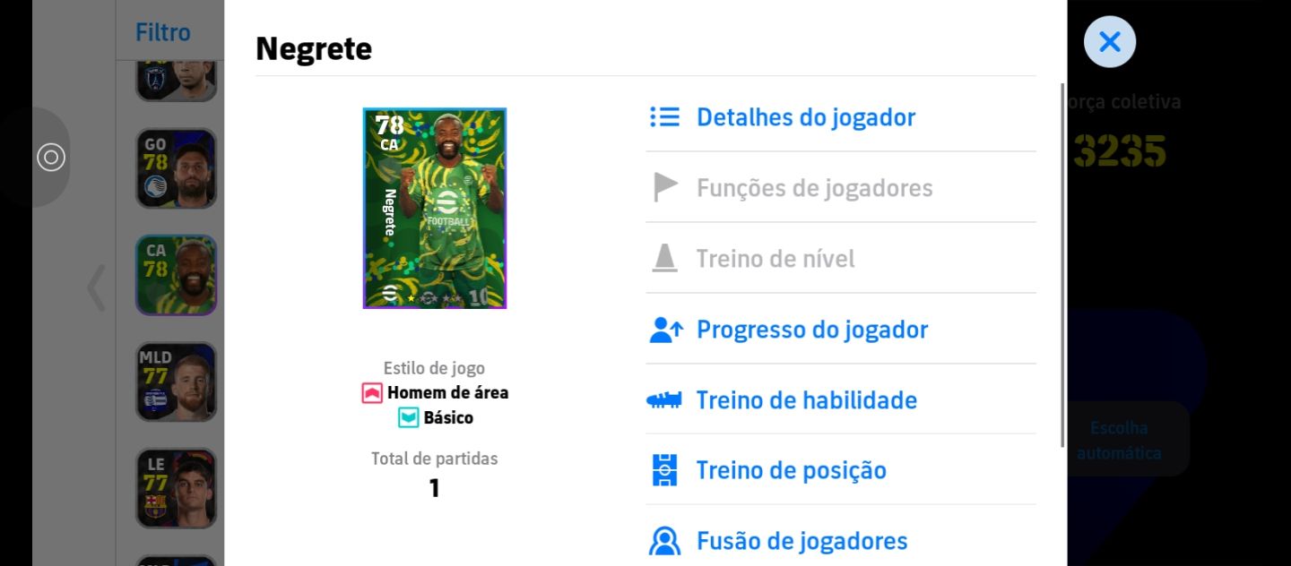 CONTA BRABA À VENDA 3235 EFOOTBALL RARA