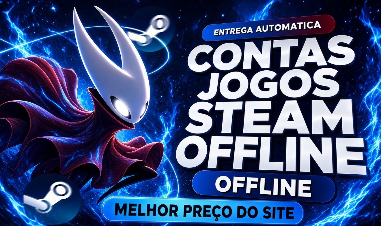Contas Steam Offline | Melhor Preço Do Site | ENTREGA AUTOMATICA!!