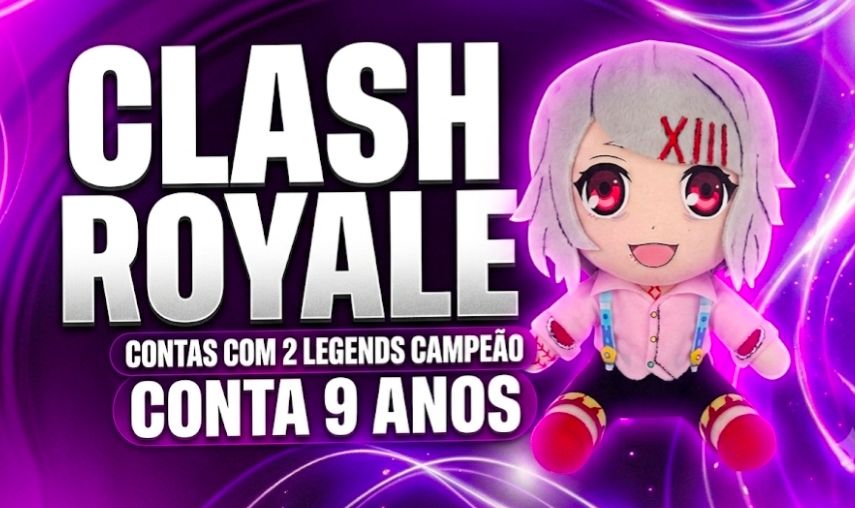 CONTA CLASH ROYALE MUITO BOA E ANTIGA