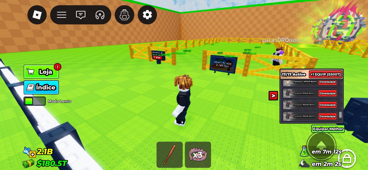 GÁRGULA+EQUINOX|MÍT:PÉGASO+2 TIGRE ONI|TRILHA x20|$166T|17/17|N11|ROBUX INVESTID