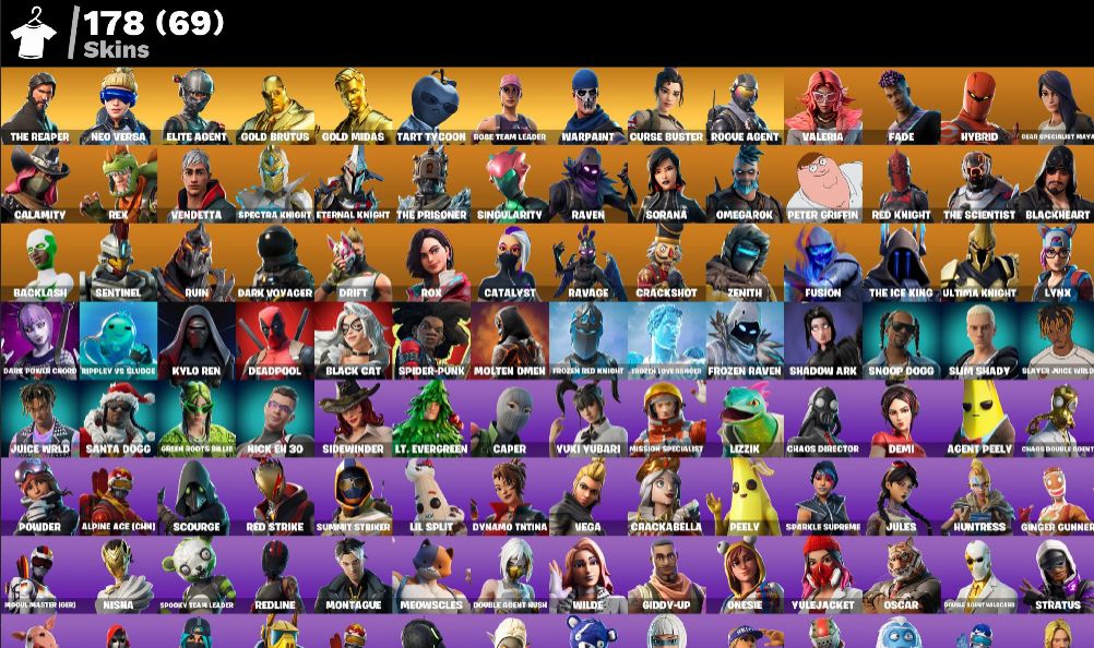 Conta Fortnite 2018 Total Acesso | 178 Skins | OG STW | The Reaper | Elite Agent