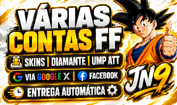 Várias Opções de Contas FF | Skins | Diamantes | UMP ATT | Leia a descrição
