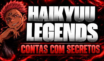 (40% DESCONTO)HAIKYUU/VOLLEYBALL LEGENDS+CONTAS
