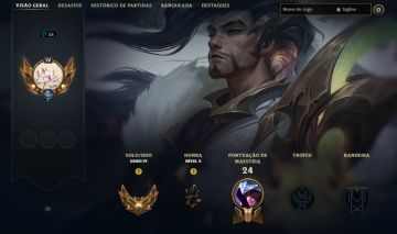 CONTA GOLD 4 / 2 SKINS + ESPÓLIO / YASUO DRAGÃO DOS SONHOS / PYKE T1 / 13K EA