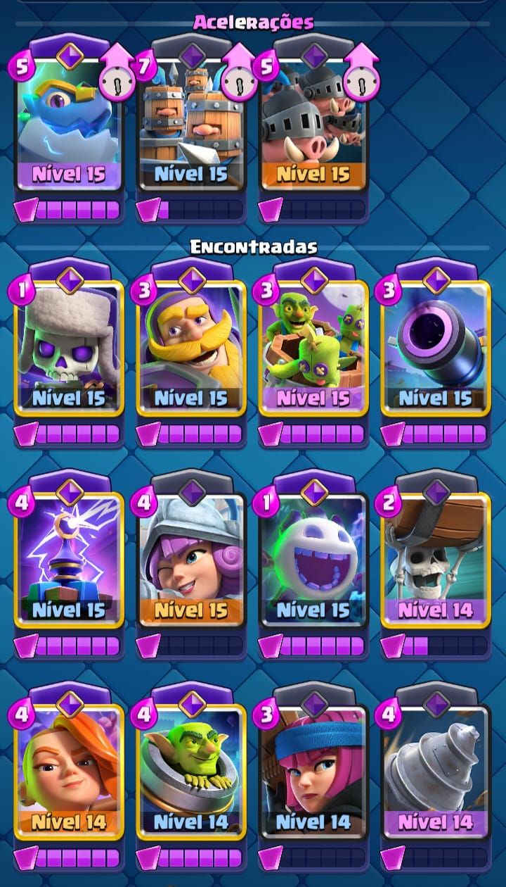 CONTA FULL ACESSO | CLASH ROYALE | 14.5K TROFÉUS | 25 EVOS | LVL 1800 | 5 herói
