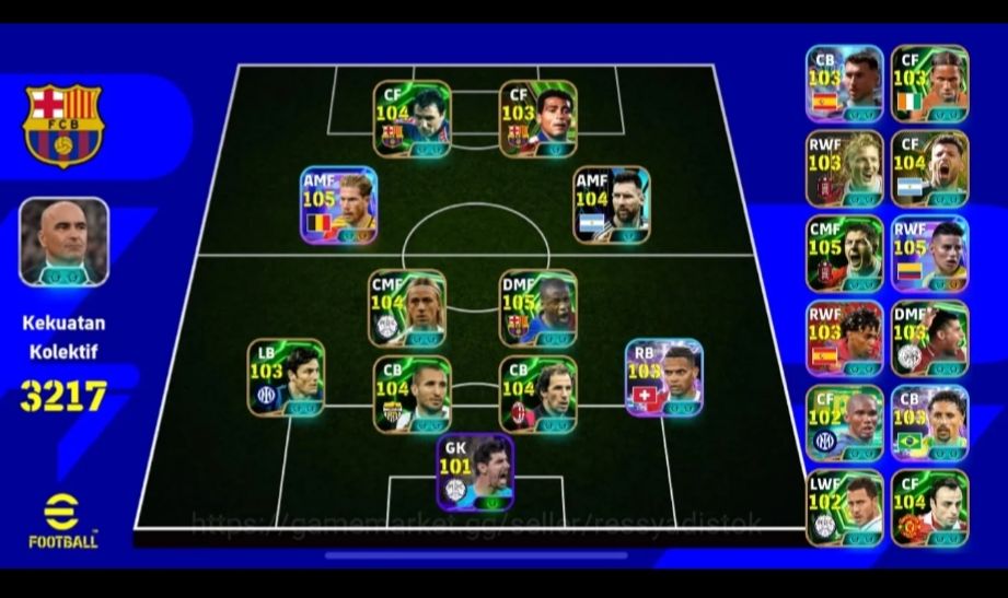 CONTA EFOOTBALL 3217 FC | PLANTEL EPIC | ROMÁRIO | KLOPP & R. MARTÍNEZ