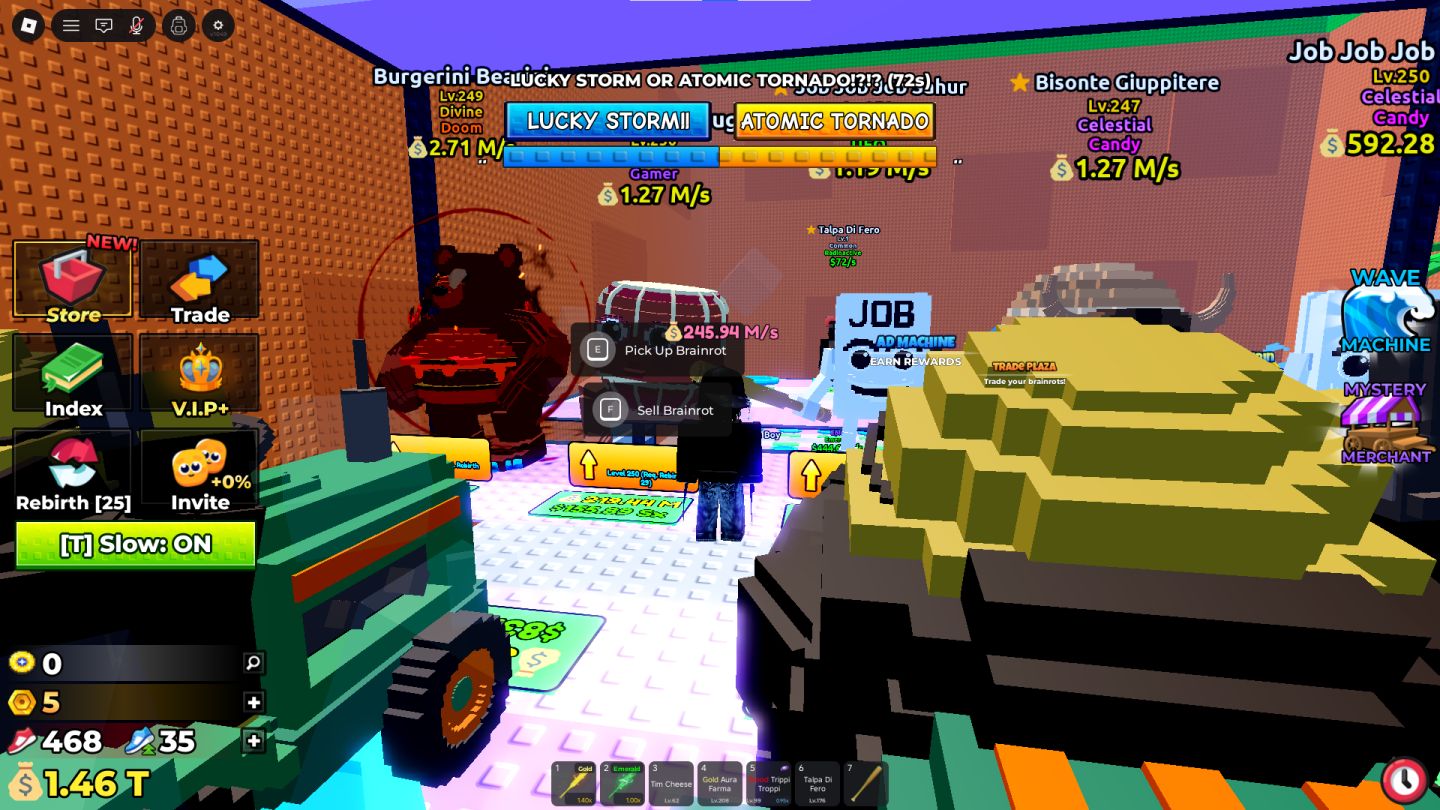 Conta Roblox Focada em Tsunami Brainrots | E-mail Original Incluso
