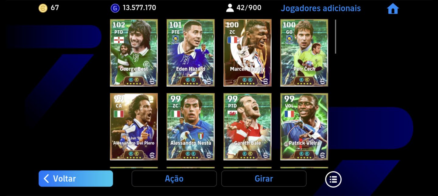 CONTA EFOOTBALL COM FORÇA COLETIVA 3243