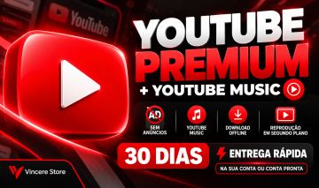 YOUTUBE PREMIUM + YOUTUBE MUSIC | 30 DIAS | ENTREGA RÁPIDA