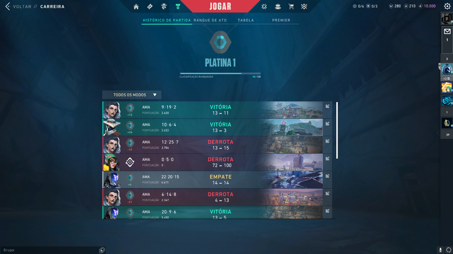 Conta Valorant criada na beta e com skins raras - Unico dono