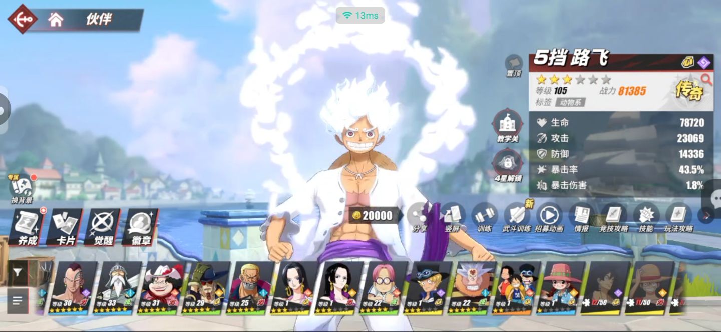 One piece fighting path) lv 108