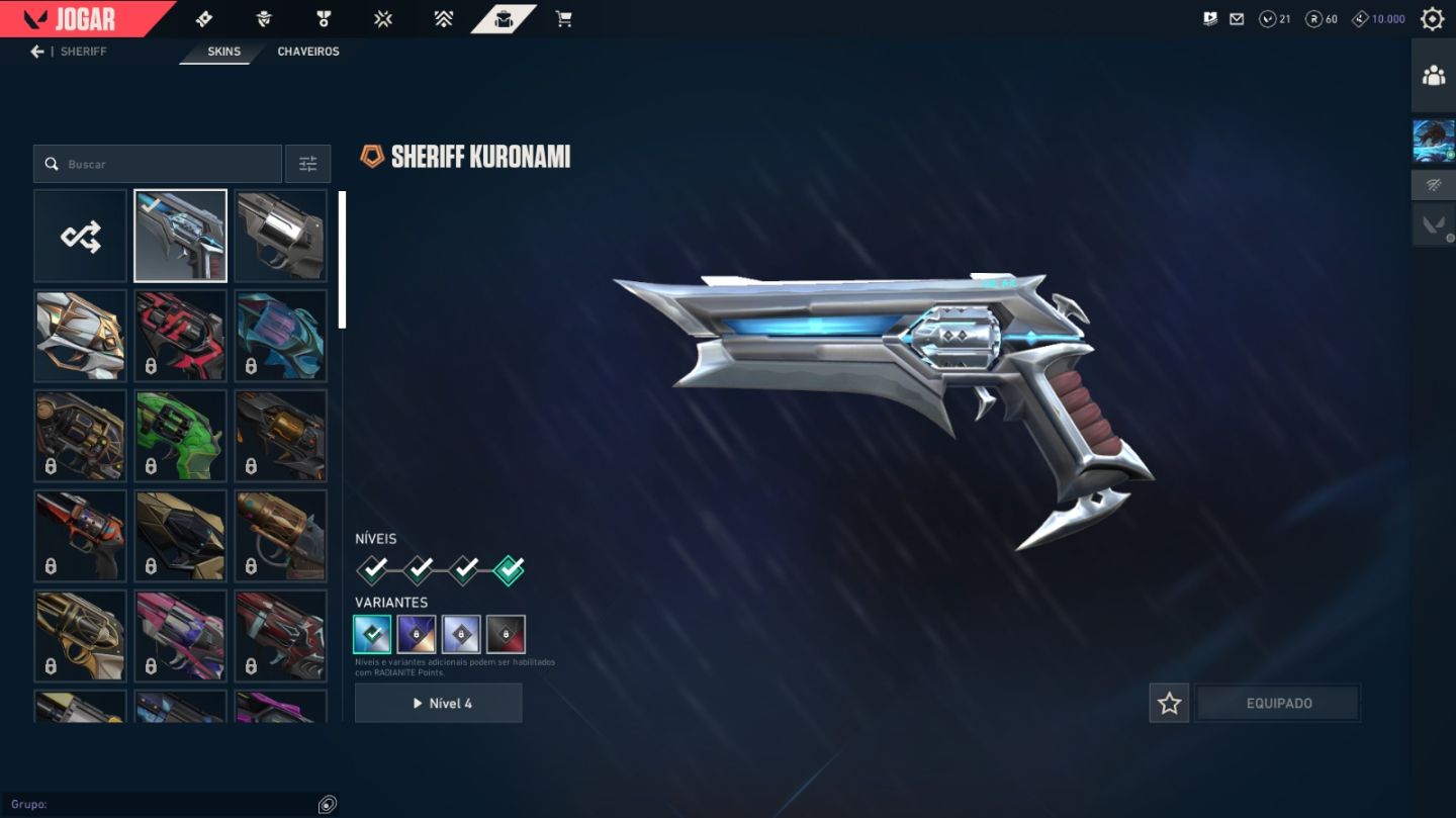 CONTA VALORANT | KURONAMI 2.0 + CHAMPIONS 2026 (EDIÇÃO LIMITADA) | 3+ MELEES | F