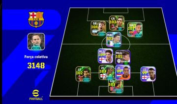 Efootball Força 3148 | Time Insano com lendas!