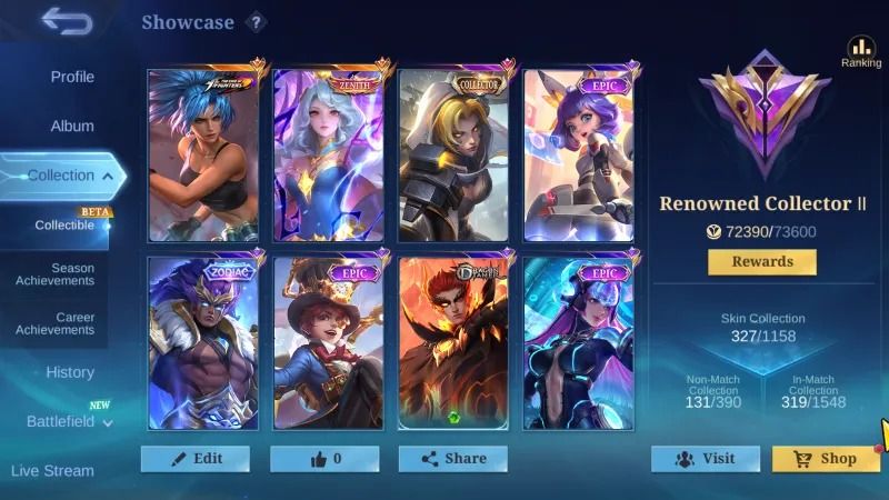 ZENITH VEXANA e 327 SKINS