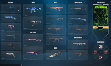 Conta valorant lv 213 sem rank com varias skins
