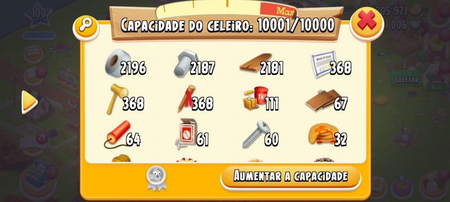 CONTAS - HAY DAY FAZENDAS 5 ESTRELAS - MELHOR PREÇO