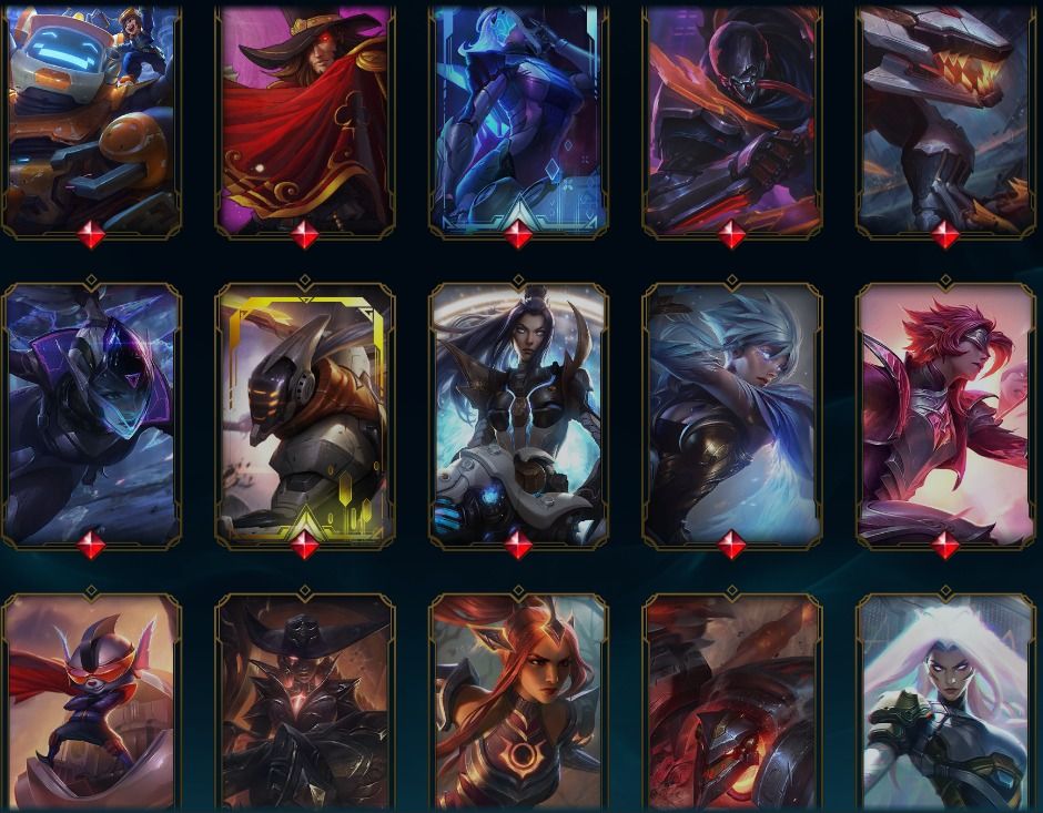 CONTA RIOT LOL + VALORANT | 1269 SKINS LOL | 10 FACAS | 13 VANDAL/ 10 PHANTOM