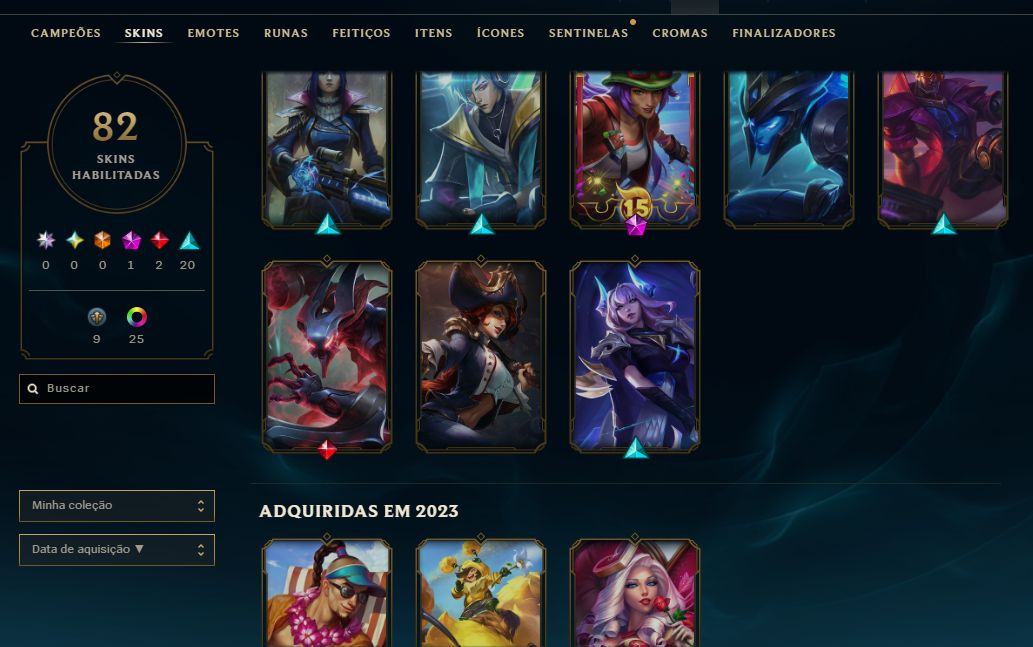 [Entrega Automática] Lol Platina, 82 Skins, 73K Ea, Todos Campeões, Lvl 187