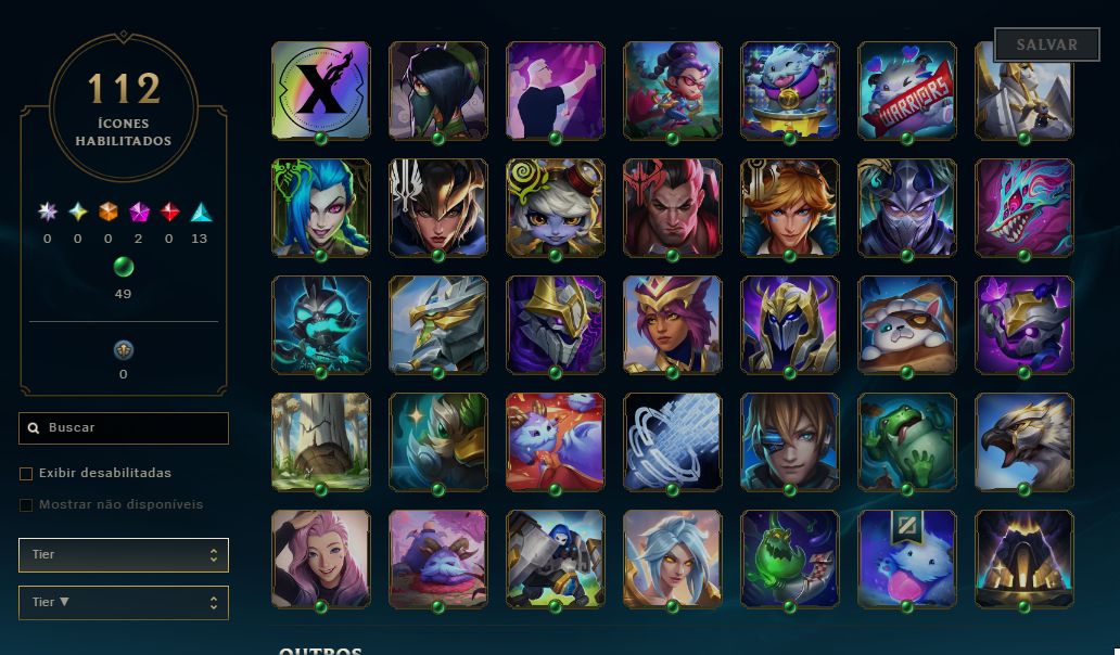 CONTA LEAGUE OF LEGENDS MAIN JUNGLE