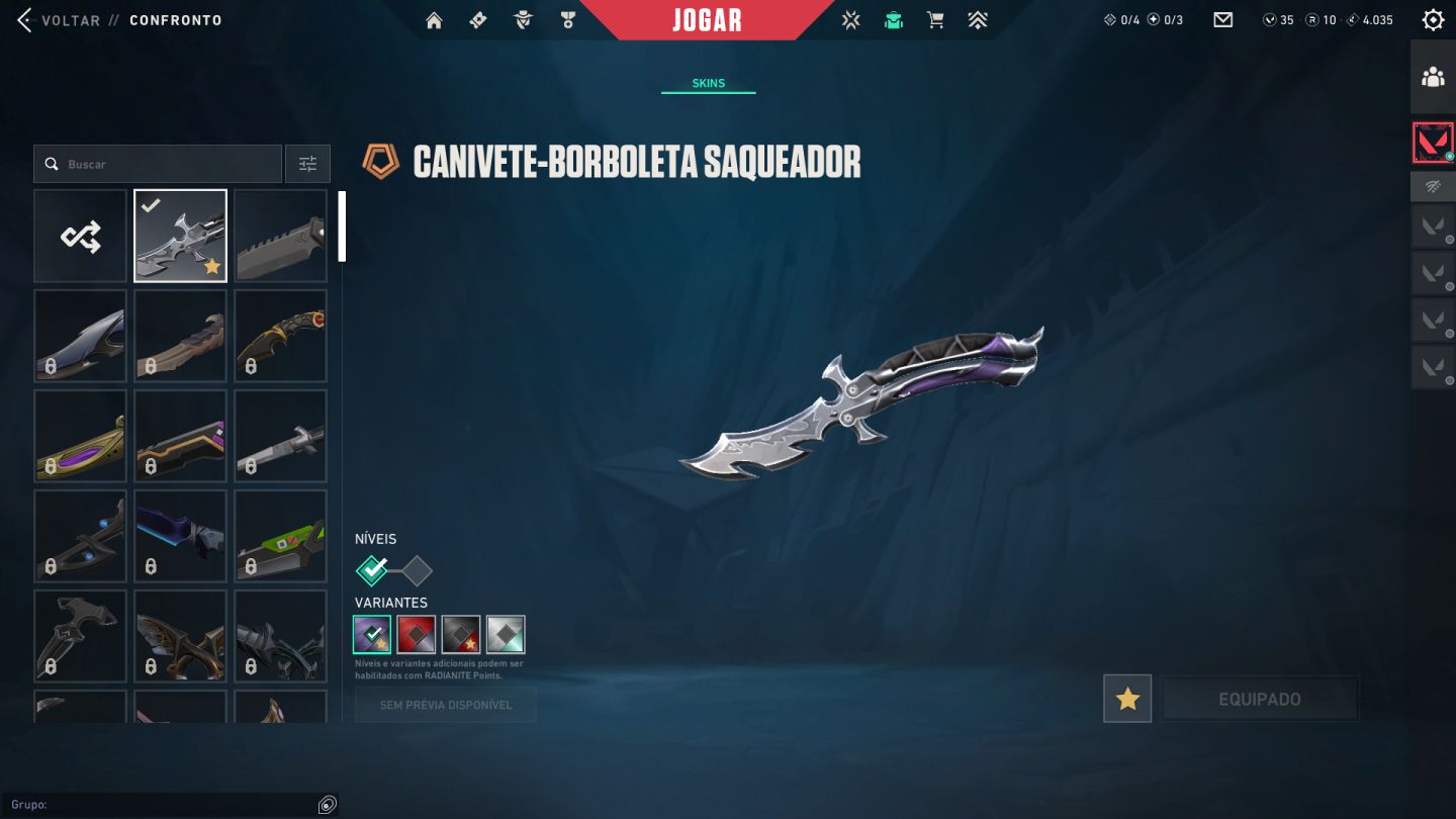 Conta Valorant iniciante BUTTERFLY SAQUEADORA e PRELUDIO DO CAOS