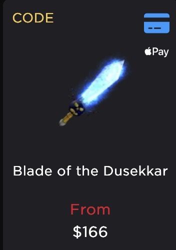 Conta ROBLOX Com Dusekkar blade + 5 Toycodes + 1k RAP + 50+ Offsales