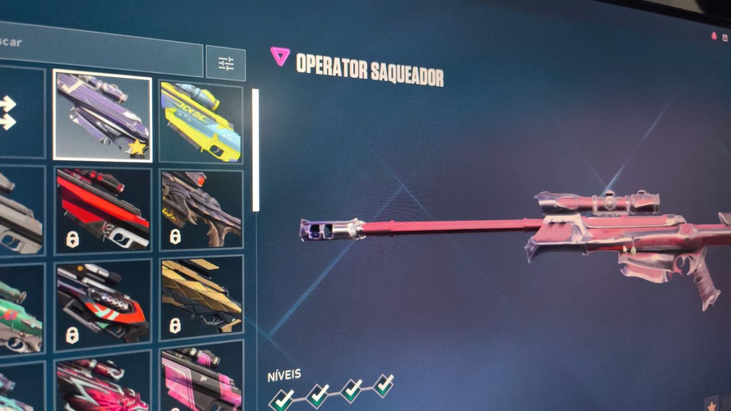 Conta valorant 1200 reais gastos - 13 Skins ( + skins de passe)