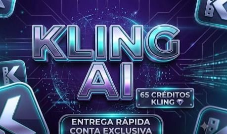 CONTA KLING AI | 65 CRÉDITOS | GERAÇÃO DE VÍDEOS | ENTREGA RÁPIDA/CONTA PRIVADA