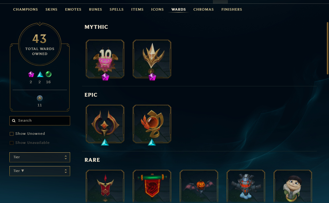 CONTA MAIN VALORANT LOL TFT COM SKINS RARAS