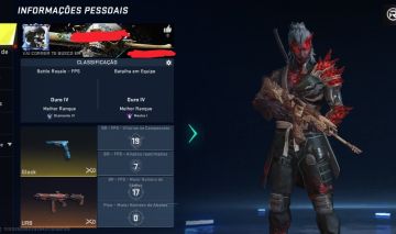 Conta Blood Strike Nível 34 c/ Lendárias e Emote Trono