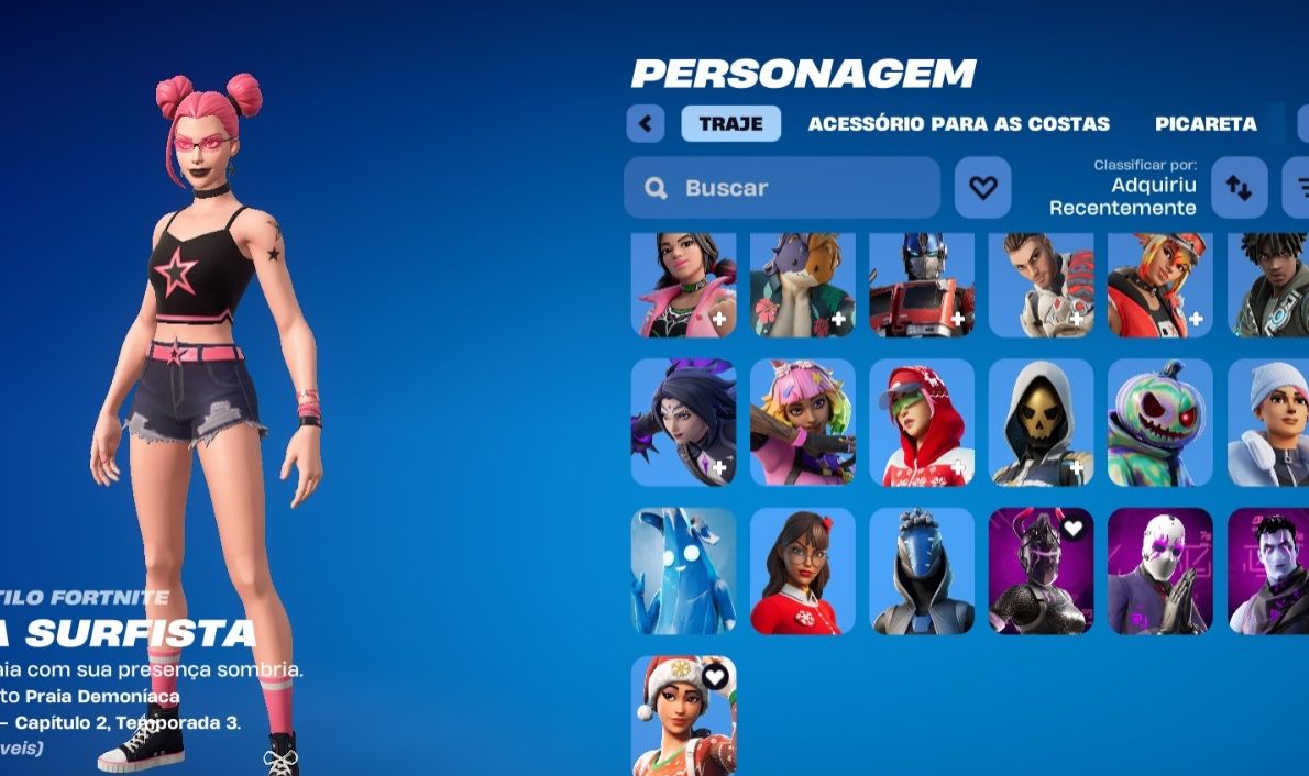 Conta de fortnite try hard