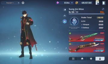 CONTA SOLO LEVELING mid-game lvl 150 COMPLETA