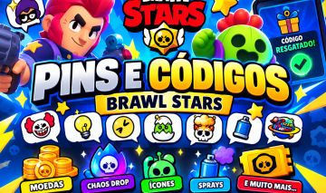 PINS, ÍCONES, SPRAYS E RECOMPENSAS BRAWL STARS