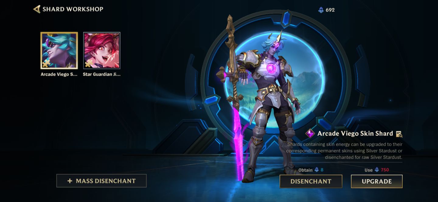 Conta Wild Rift Diamante com 60 Skins