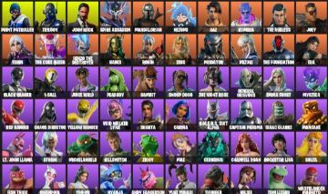 CONTA FULL FORTNITE - 223 SKINS | PODE E-MAIL | Chun- LI, Jhon Wick