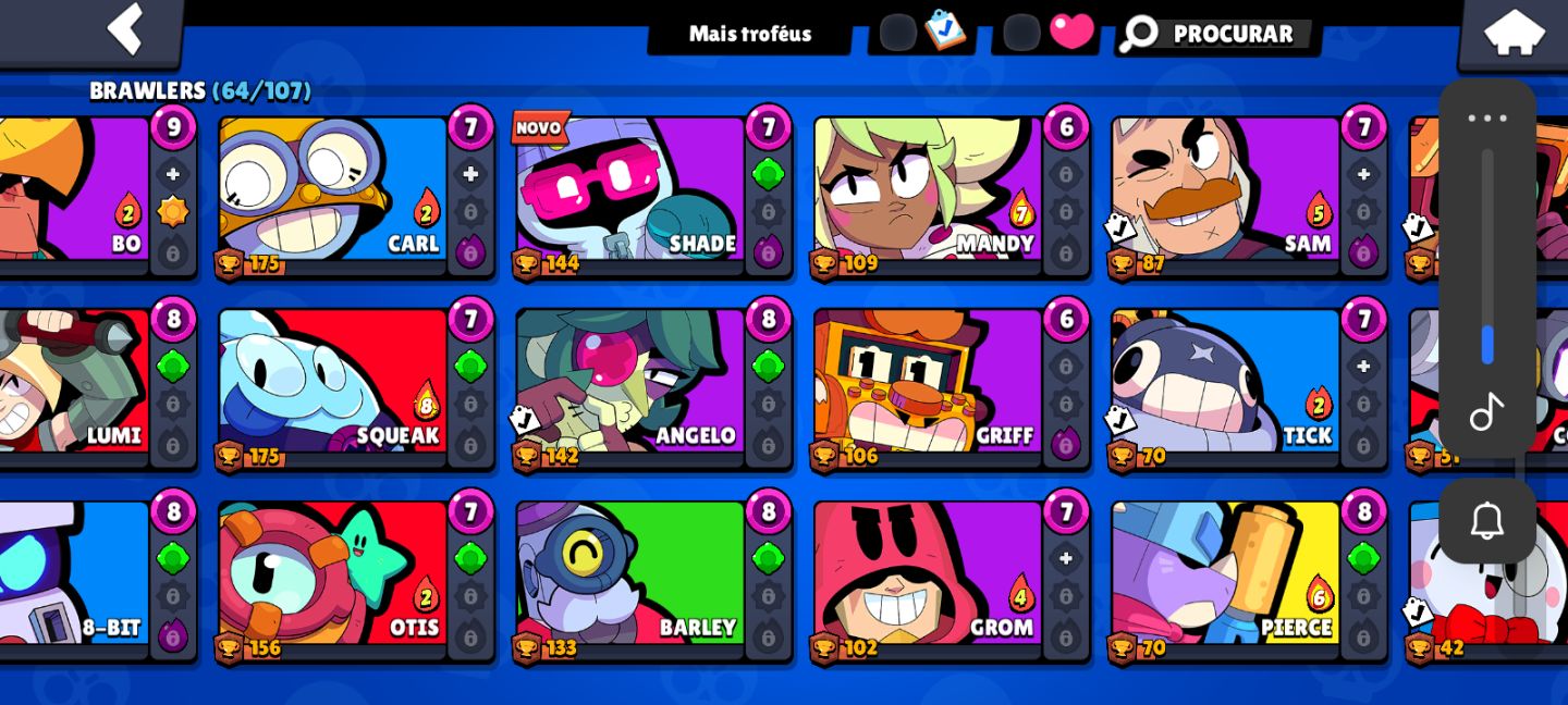Conta de clash Royale com 9mil troféus, conta do brawl Star 18mil troféu