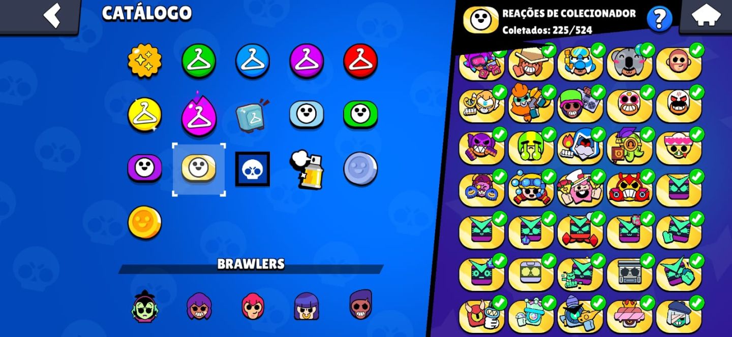 BRAWL STARS | 167 SKINS | 69 BRAWLERS | 10K TROFÉUS | 8 HIPERCARGAS