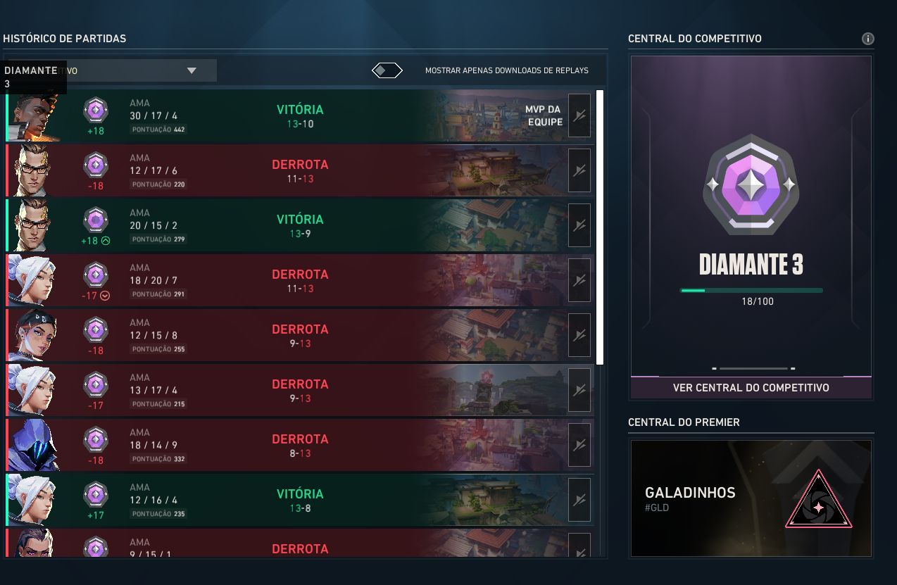 CONTA RIOT VALORANT DIAMANTE 3 | MÁX. ASCENDENTE 3