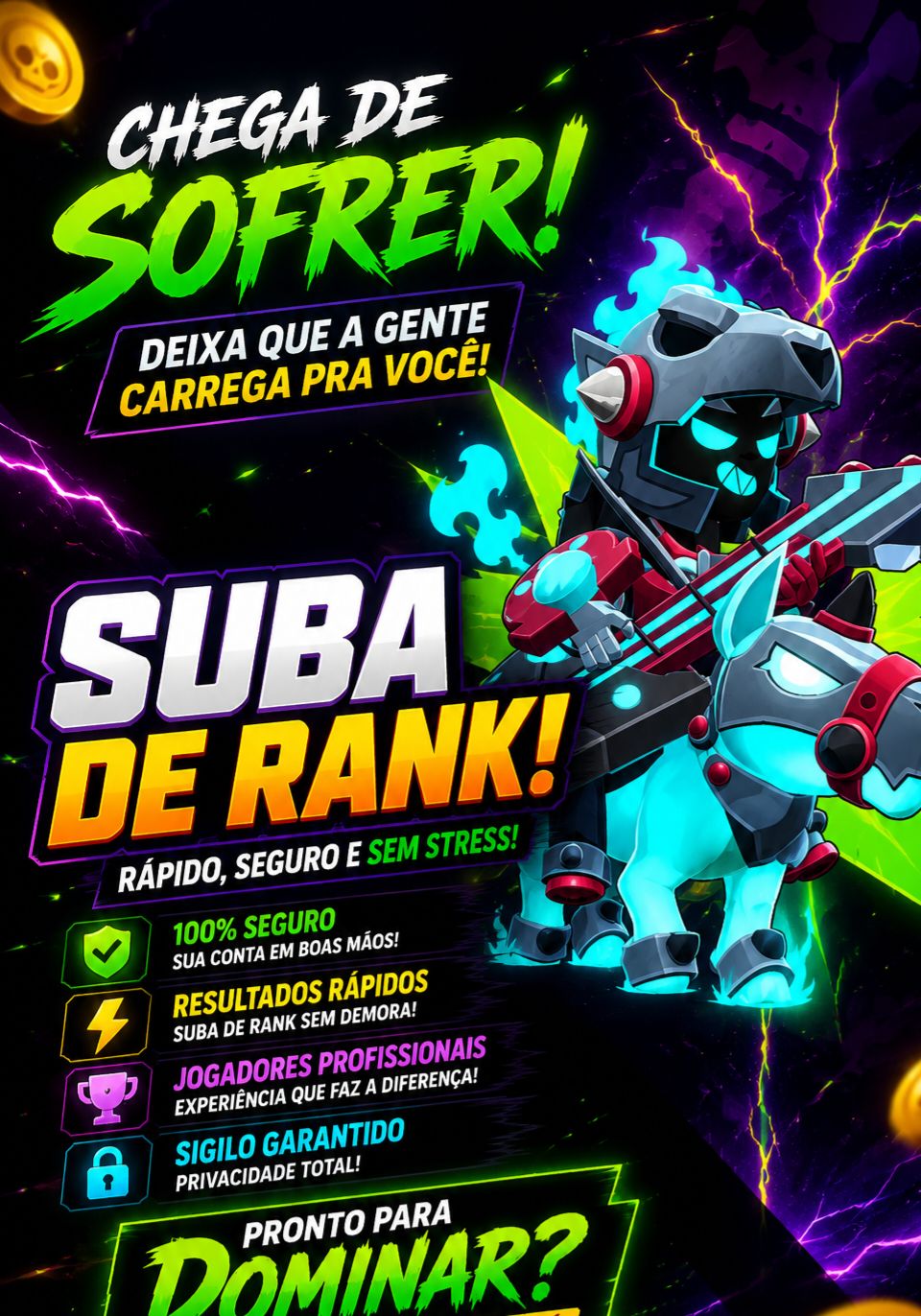 ELOJOB Brawl Stars seu progresso é minha prioridade. Vamos rumo ao topo!