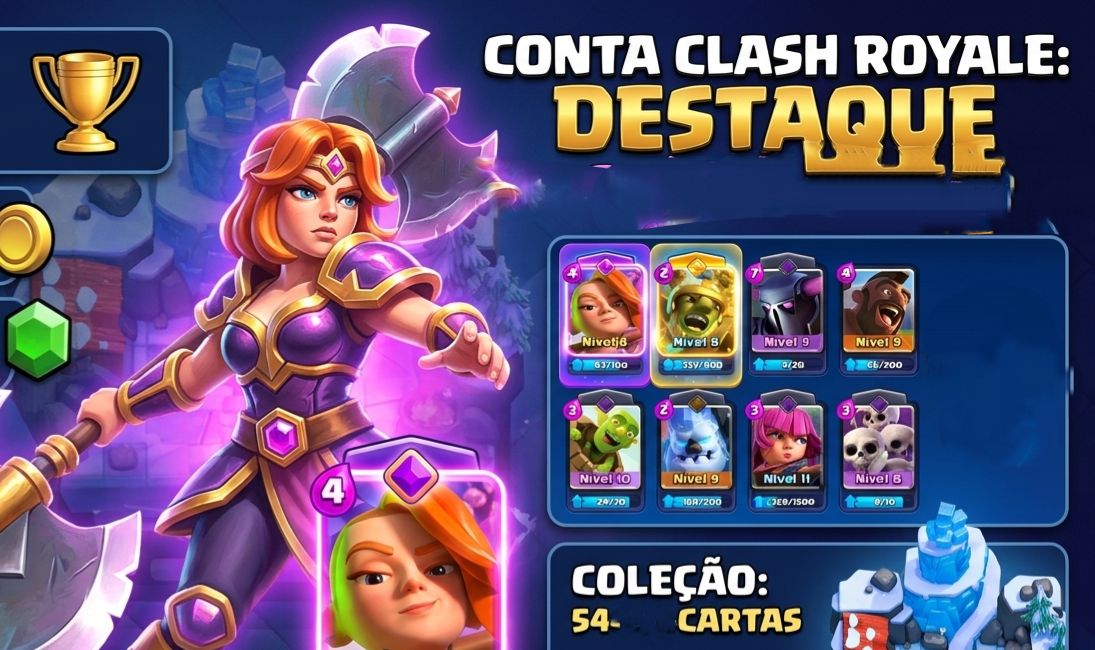 CONTA CLASH ROYALE [MELHOR PREÇO] 1 CAPEÃO 1 EVO