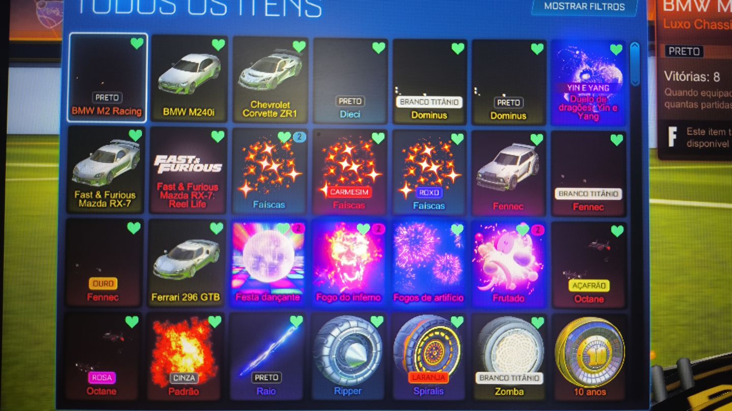 Conta epic games de Rocket league com muitos itens, TAGS GC, carros e decals
