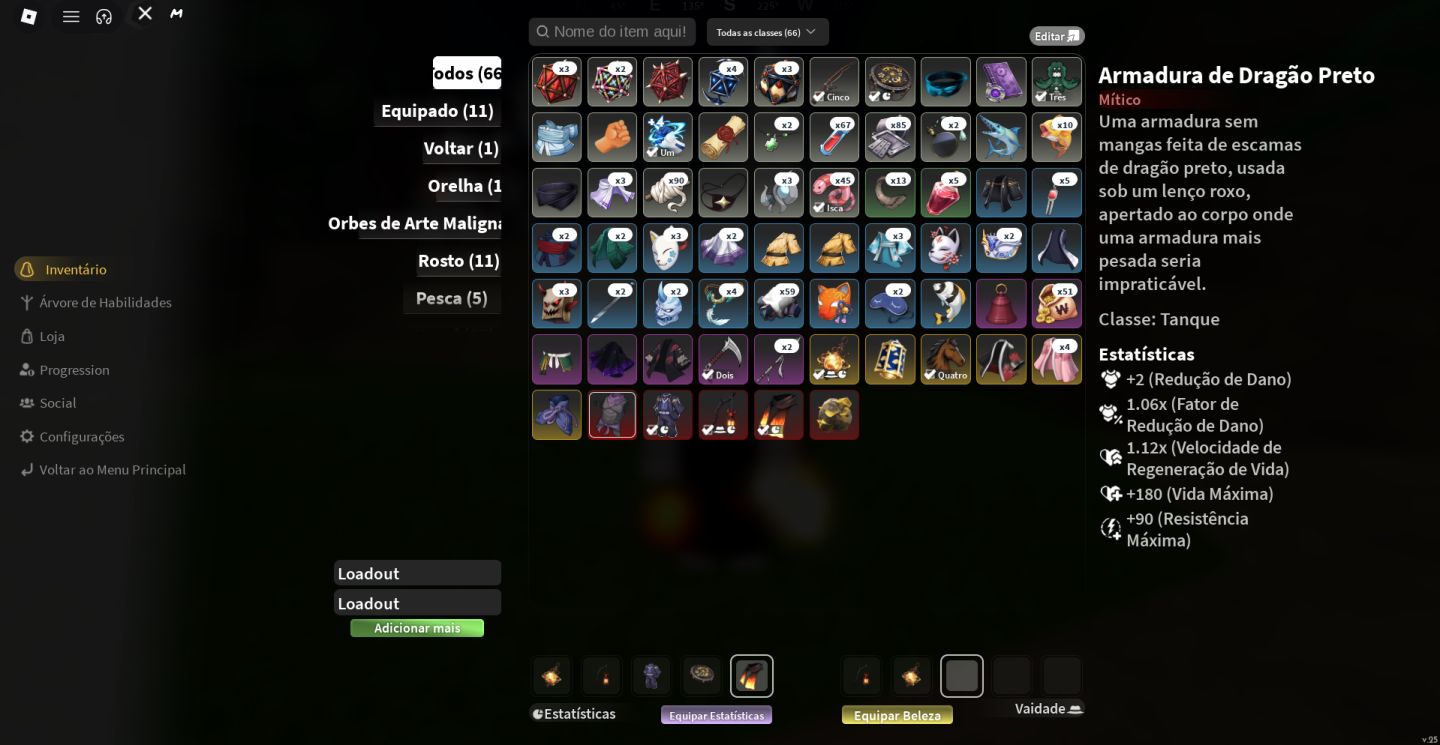 Conta Slayers 2 level 103 Familia Soyoma e Akaza estilo Soryou
