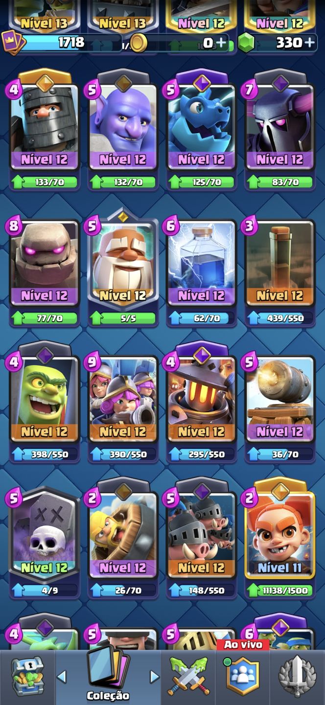 Conta OP de Clash Royale 13000 troféus 7 anos