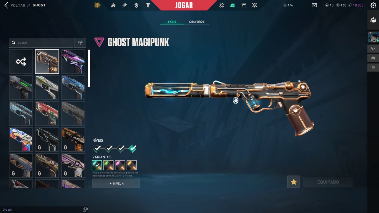 Conta de Valorant com Skins + Vandal Champions 2023