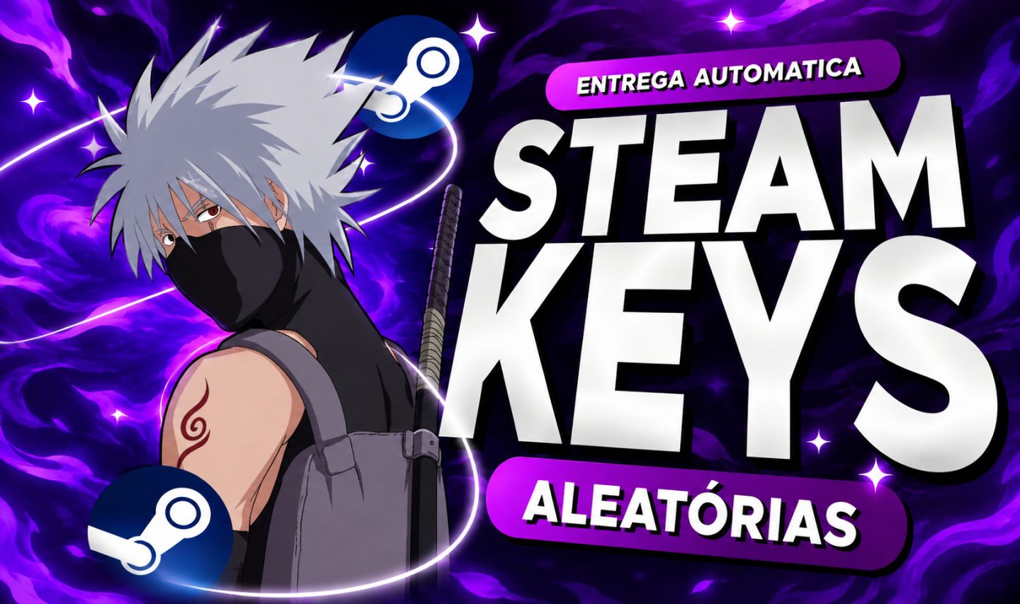 (PROMOÇÃO) STEAM KEYS ALEATORIAS (ENTREGA AUTOMATICA!)