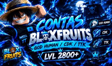 CONTAS BLOX FRUITS [ GODHUMAN / LVL 2800 / FRUTA INGERIDA / CDK/ TTK / SG ]