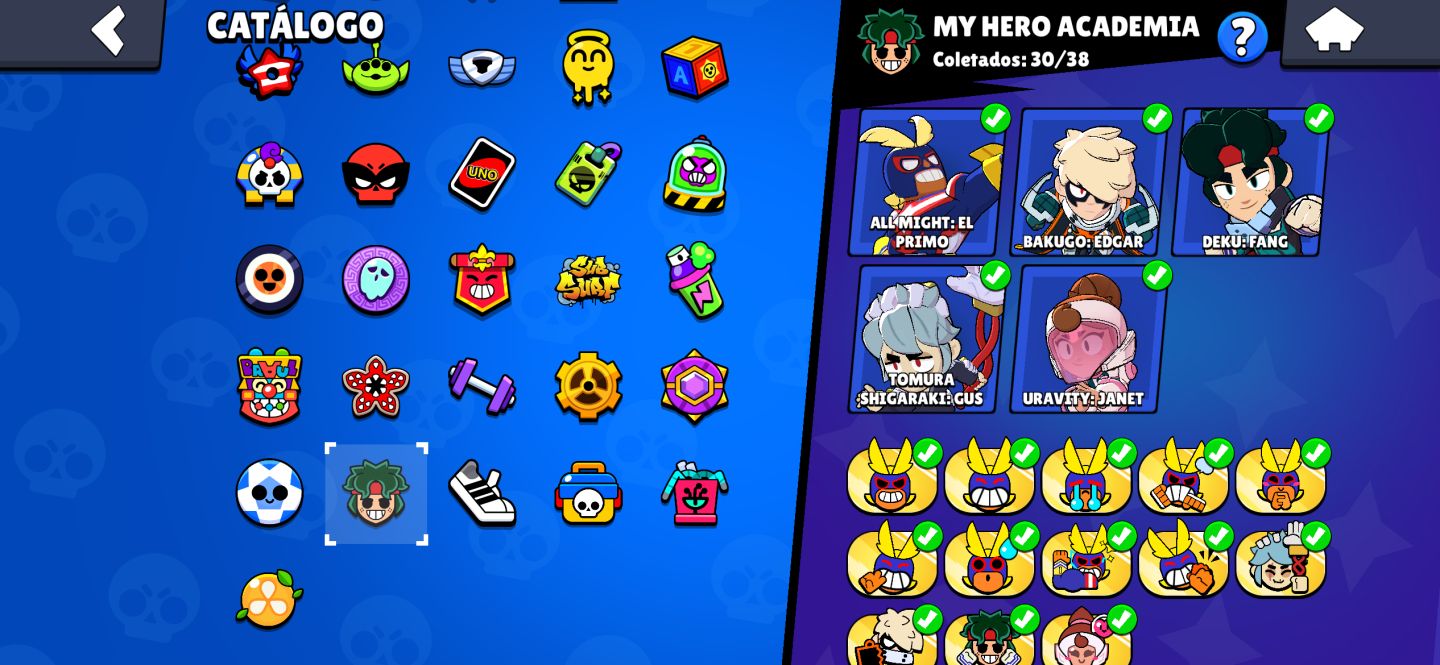 Conta full de brawl negociável