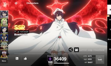 Conta lv 70 team finesse