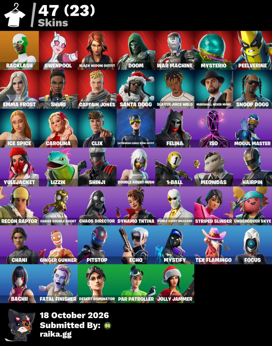Conta Fortnite Diversas Skins